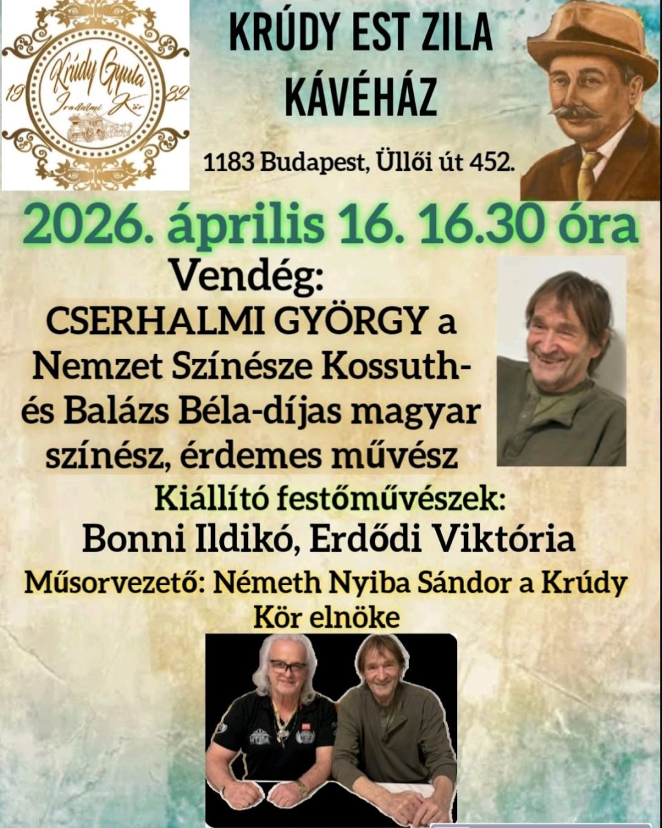 Krúdy Zila 2026.04.16
