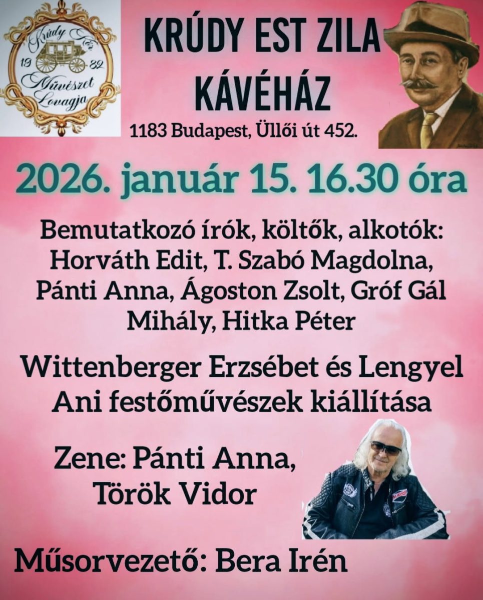 Zila Krúdy est 2026 01 15